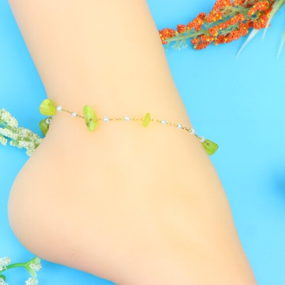 Elegant Handmade Anklet – Perfect for Women & Girls | Ideal Gift Option, DYC1760 - Picture 1 of 8